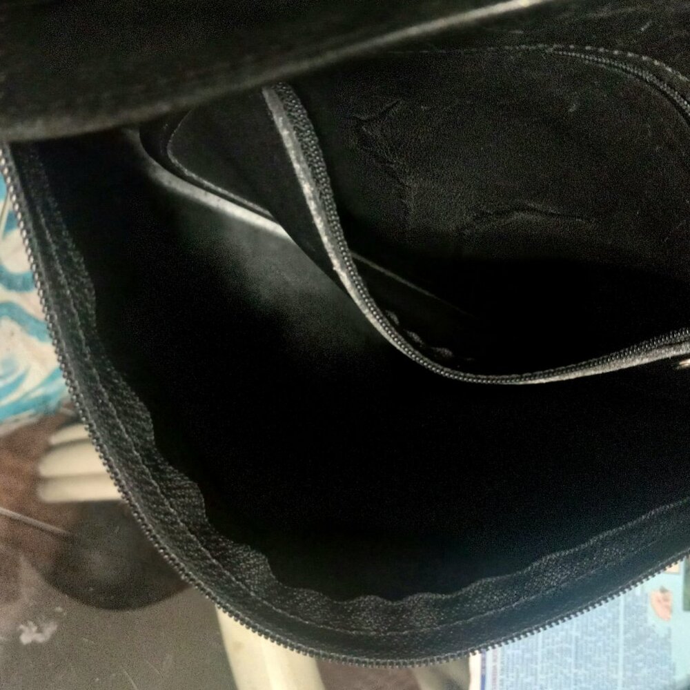 COACH ERGO Black leather Slim backpack 9405 - Picture 7 of 7
